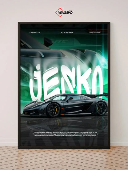 Koenigsegg Jesko Wall Frame