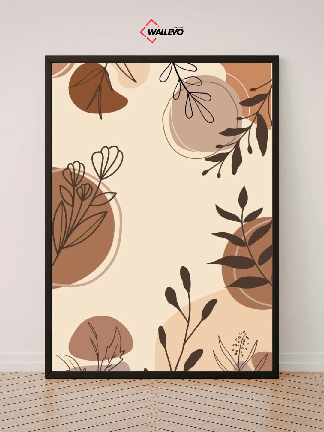 Brown Aesthetic Elegance – A Warm & Timeless Wall Frame