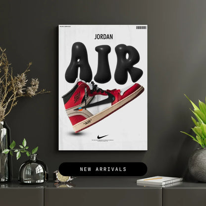 Nike Air Jordan Wall Frame – Sneaker Culture Street Art Decor