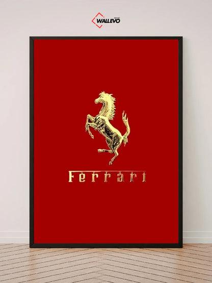Ferrari Wall Frame - A Modern Supercar Masterpiece