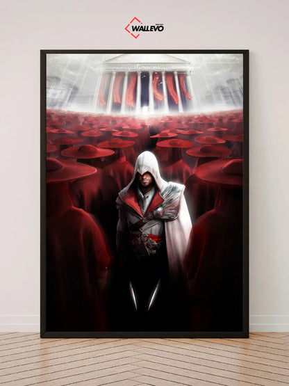 Assassin's Creed Themed Wall Frame – A Tribute to the Hidden Blade