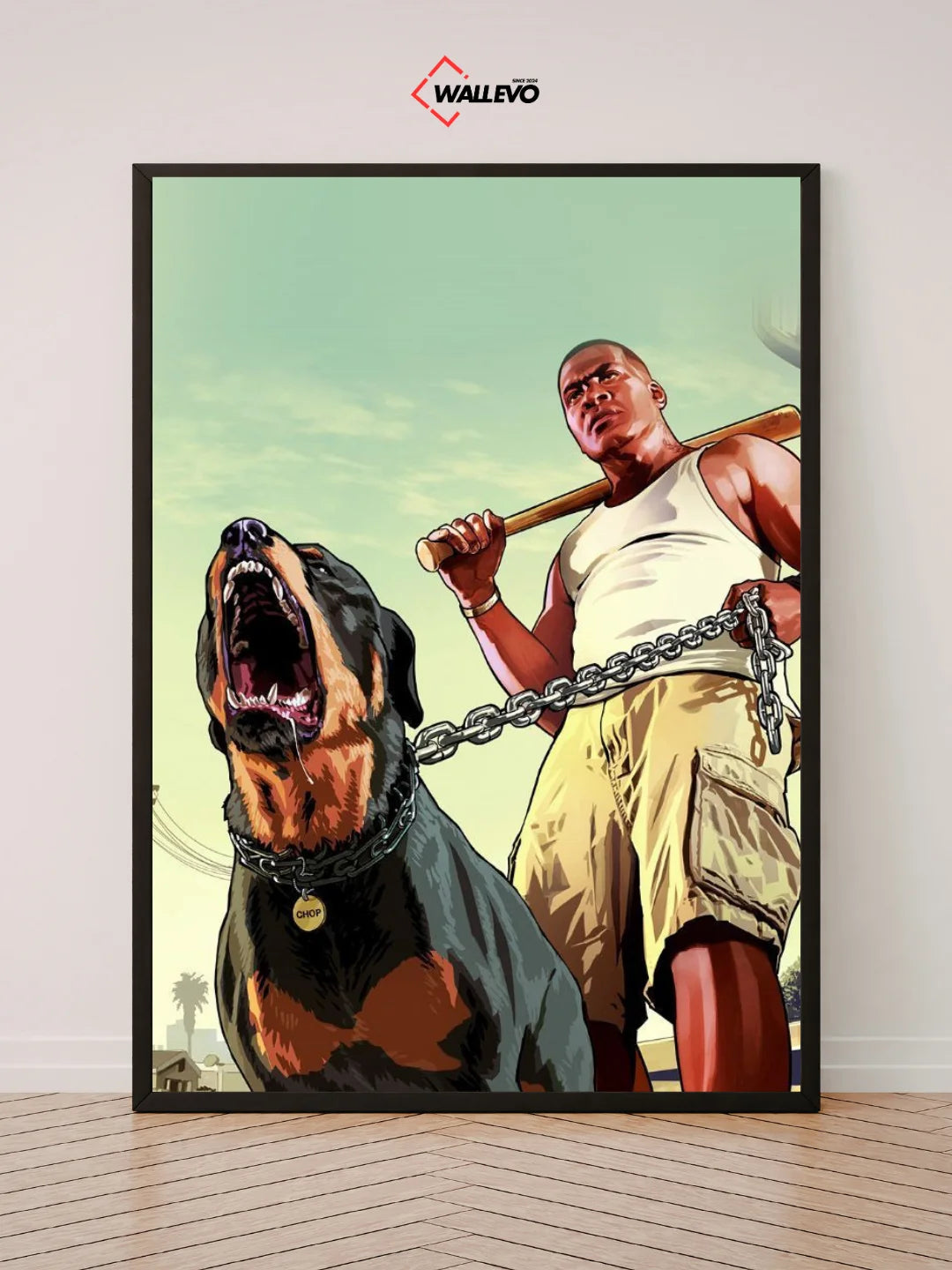 GTA V-Themed Wall Frame – A Tribute to Los Santos