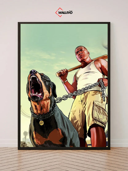 GTA V-Themed Wall Frame – A Tribute to Los Santos