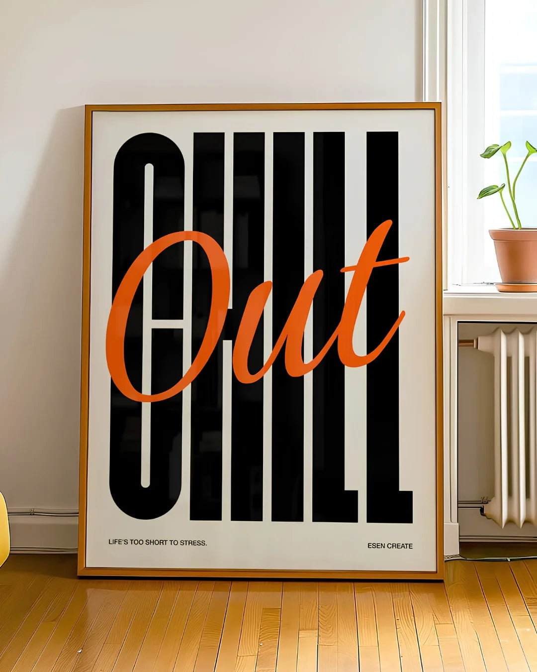 CHILL OUT – Aesthetic Wall Frame