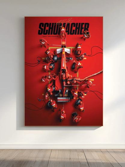 F1 Racing Car Wall Frame – Formula 1 Speed & Motorsport Aesthetic Decor