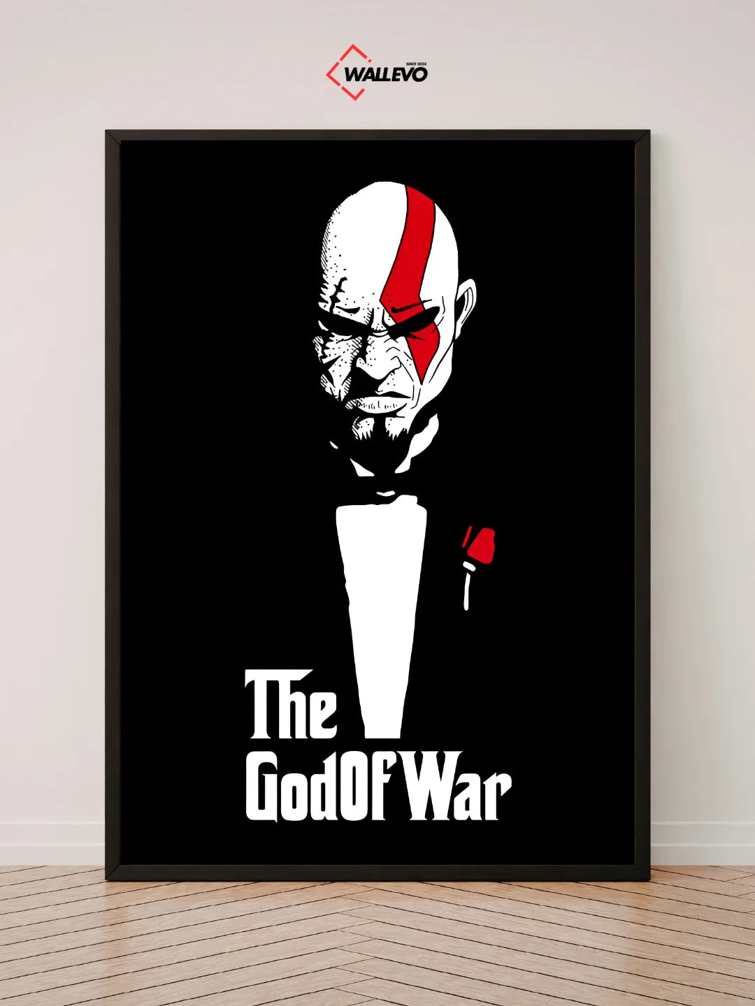 God of War-Themed Wall Frame – Epic Art for Fans