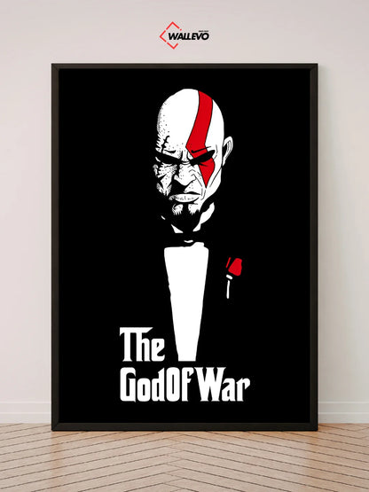 God of War-Themed Wall Frame – Epic Art for Fans