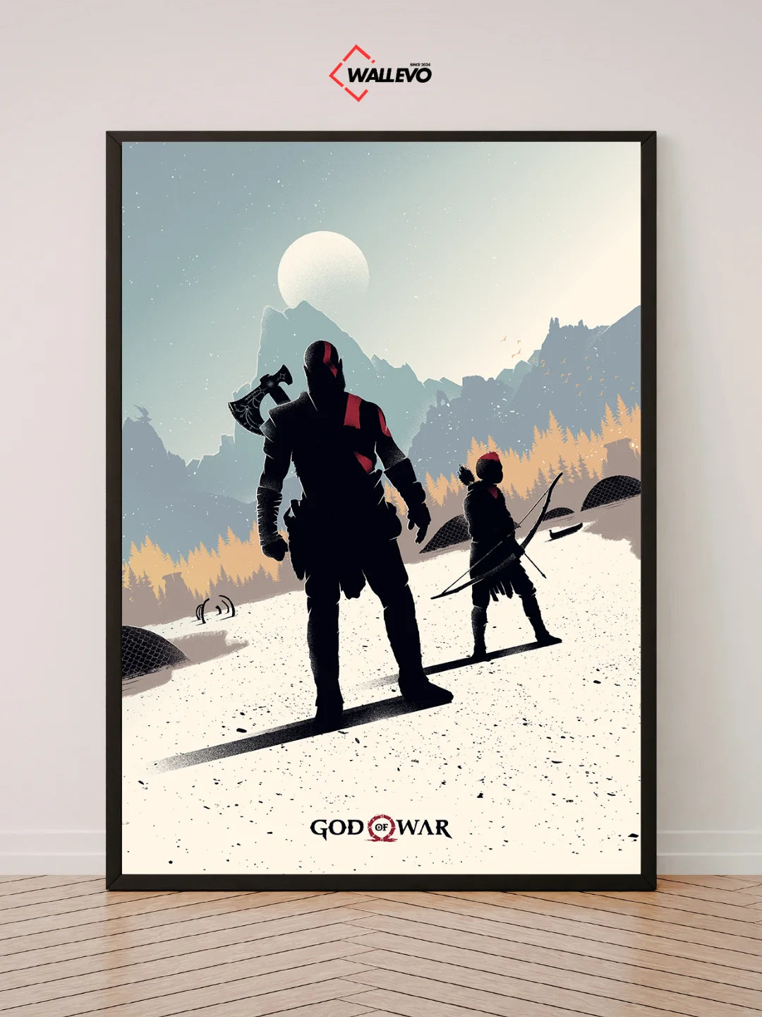 God of War-Themed Wall Frame – Epic Art for Fans