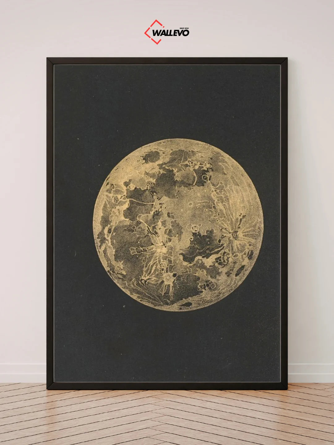 Luminous Moon – A Dreamy & Serene Wall Frame