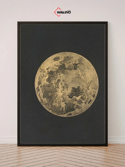 Luminous Moon – A Dreamy & Serene Wall Frame