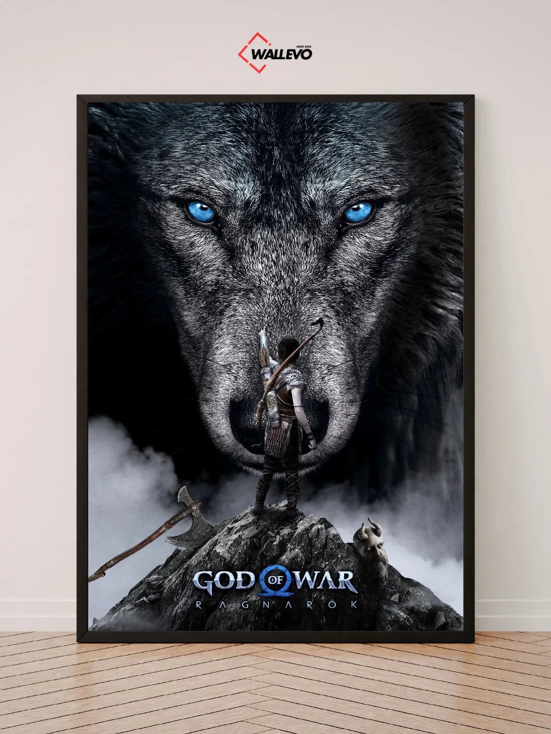 God of War-Themed Wall Frame – Epic Art for Fans