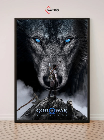God of War-Themed Wall Frame – Epic Art for Fans