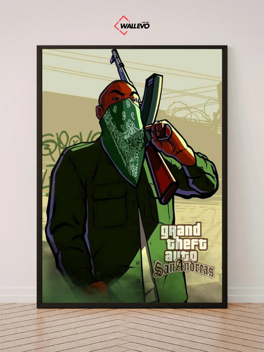 GTA San Andreas-Themed Wall Frame – Relive the Classic Adventure