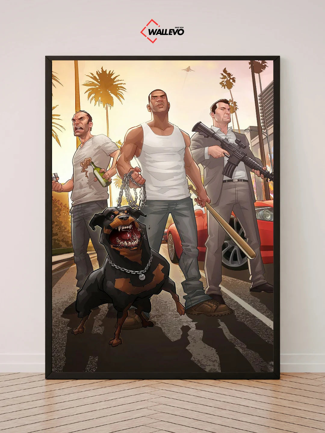 GTA V-Themed Wall Frame – A Tribute to Los Santos