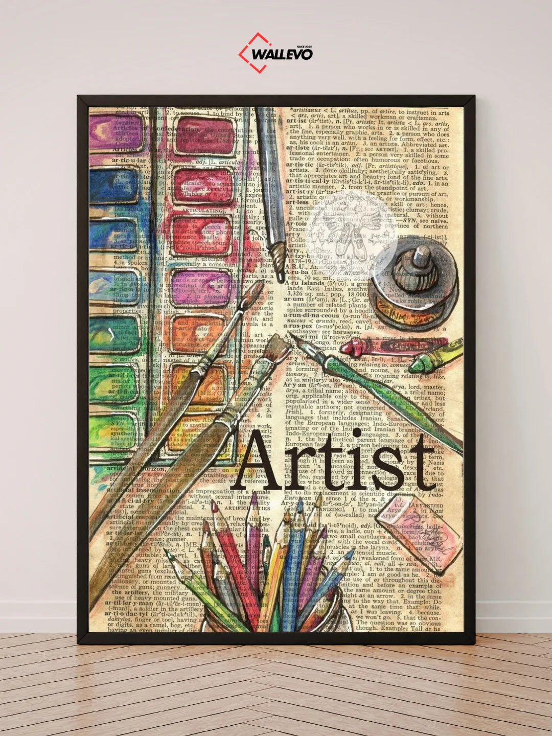 Aesthetic Artist Wall Frame – A Touch of Soft Beauty for Your Space