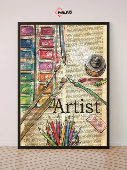 Aesthetic Artist Wall Frame – A Touch of Soft Beauty for Your Space