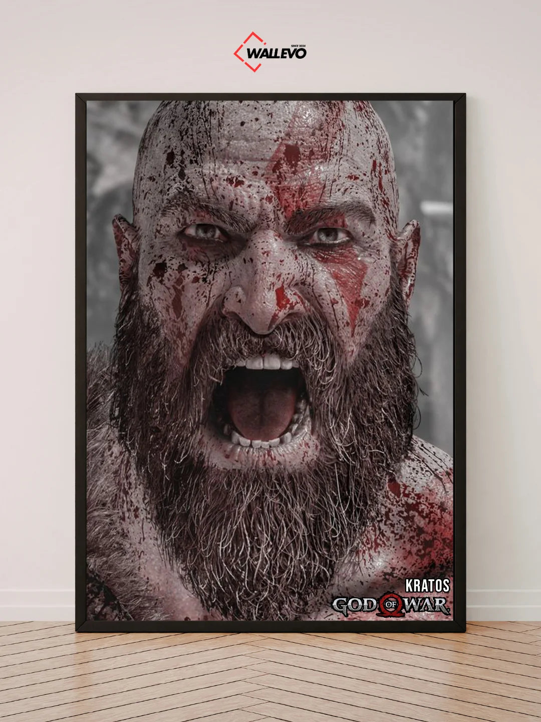 God of War-Themed Wall Frame – Epic Art for Fans