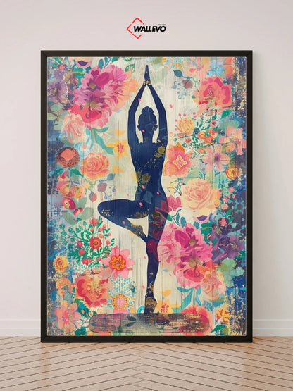 Yoga Aesthetic Wall Frame – A Touch of Soft Beauty for Your Space