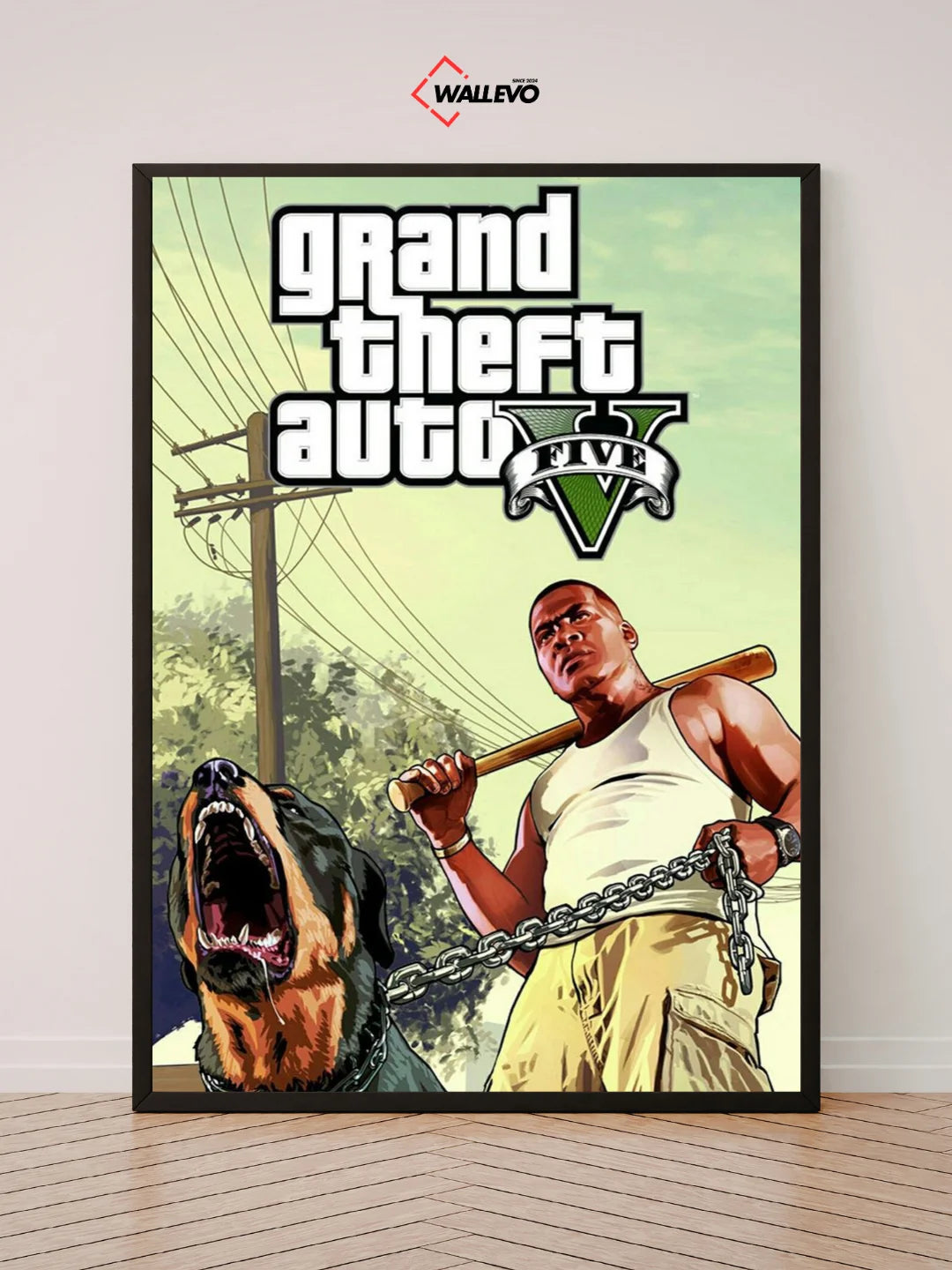 GTA 5-Themed Wall Frame – Embrace the Future of Gaming