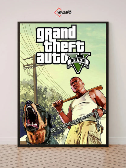 GTA 5-Themed Wall Frame – Embrace the Future of Gaming