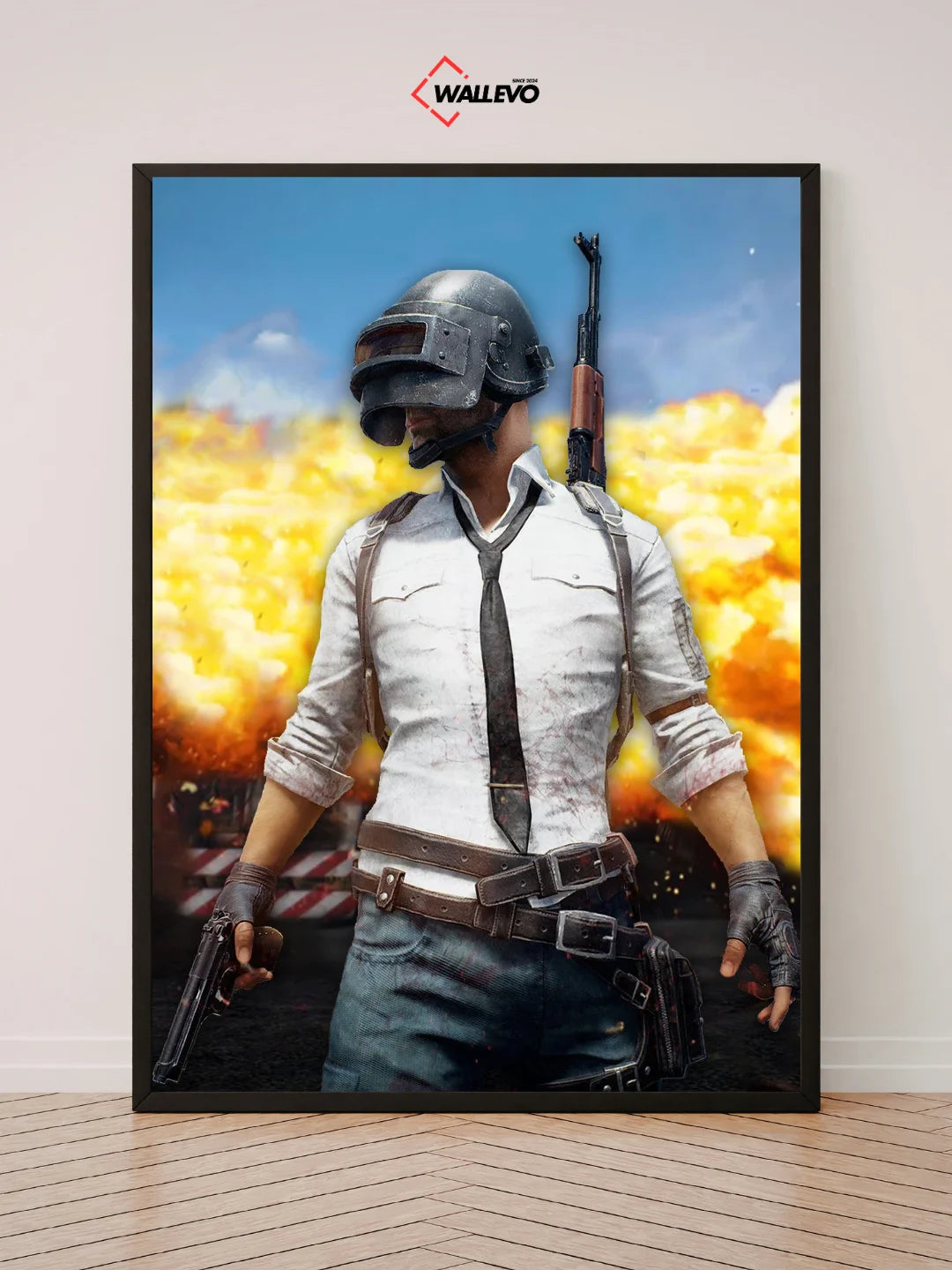 PUBG-Themed Wall Frame – Bring the Battleground to Your Wall
