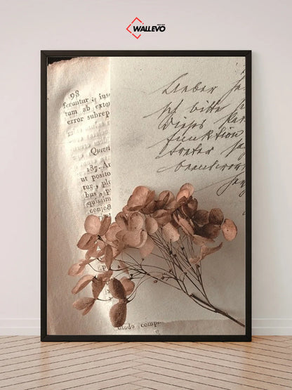 Aesthetic Letter Wall Frame – A Touch of Soft Beauty for Your Space