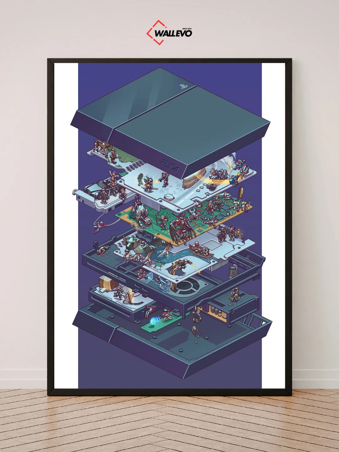 PS4 Ultimate Gaming-Themed Wall Frame – A Must-Have for Gamers