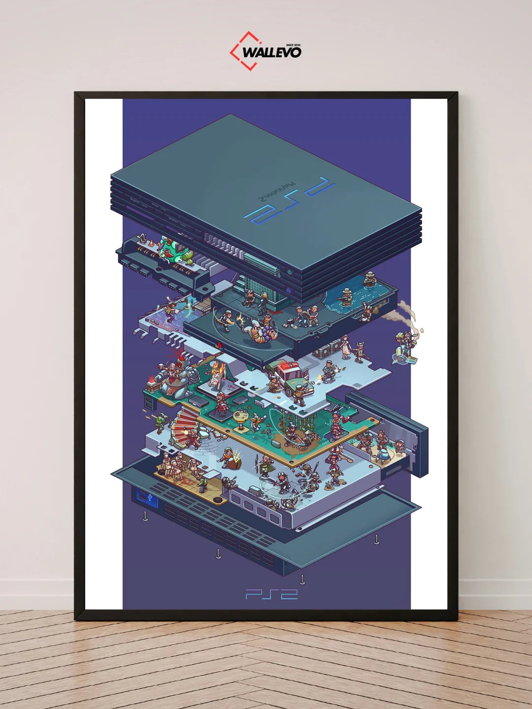 PS3 Ultimate Gaming-Themed Wall Frame – A Must-Have for Gamers