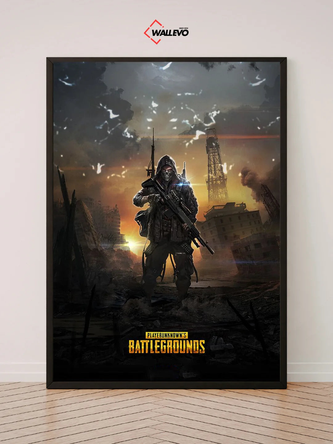 PUBG-Themed Wall Frame – Bring the Battleground to Your Wall