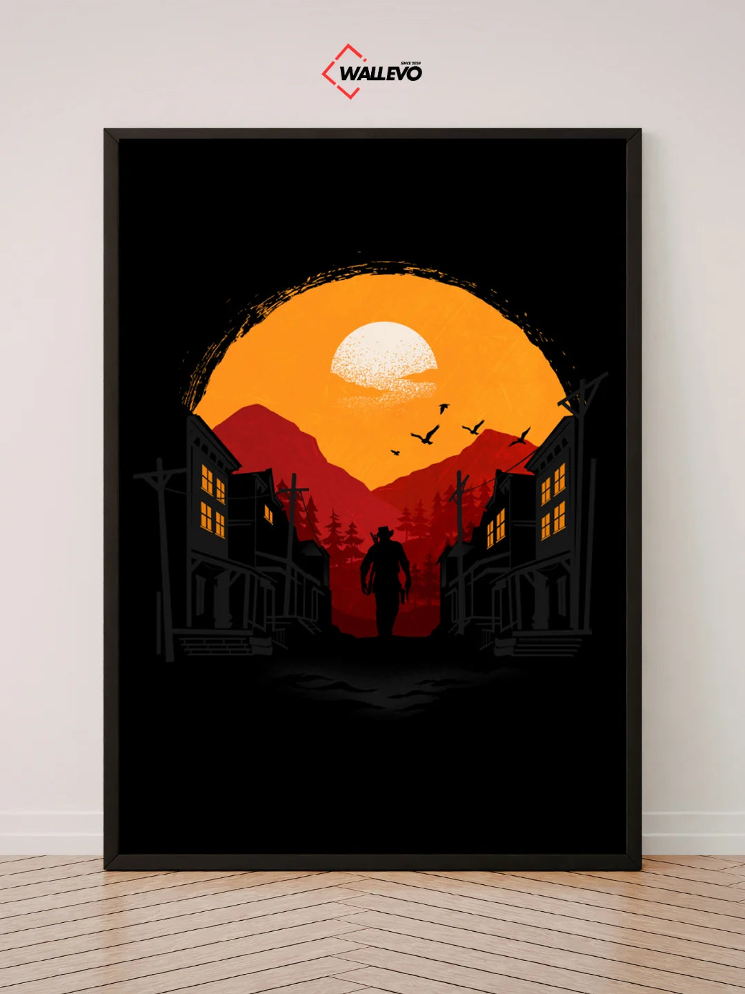 Red Dead Redemption-Themed Wall Frame – Western Adventure at Its Best