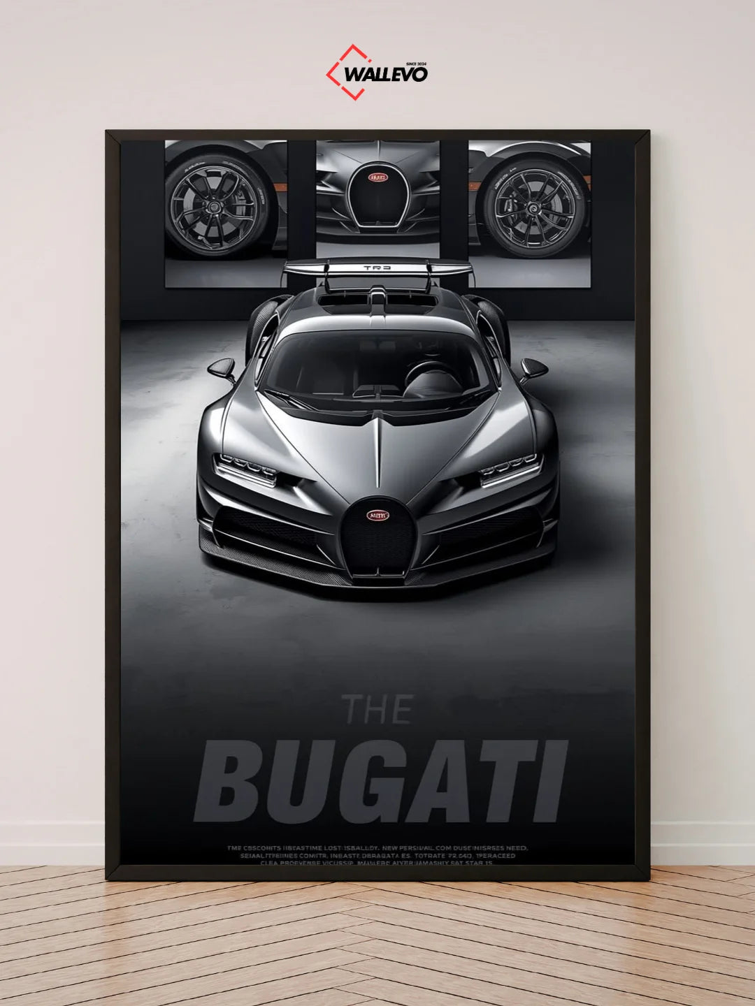Bugatti Wall Frame - A Modern Supercar Masterpiece