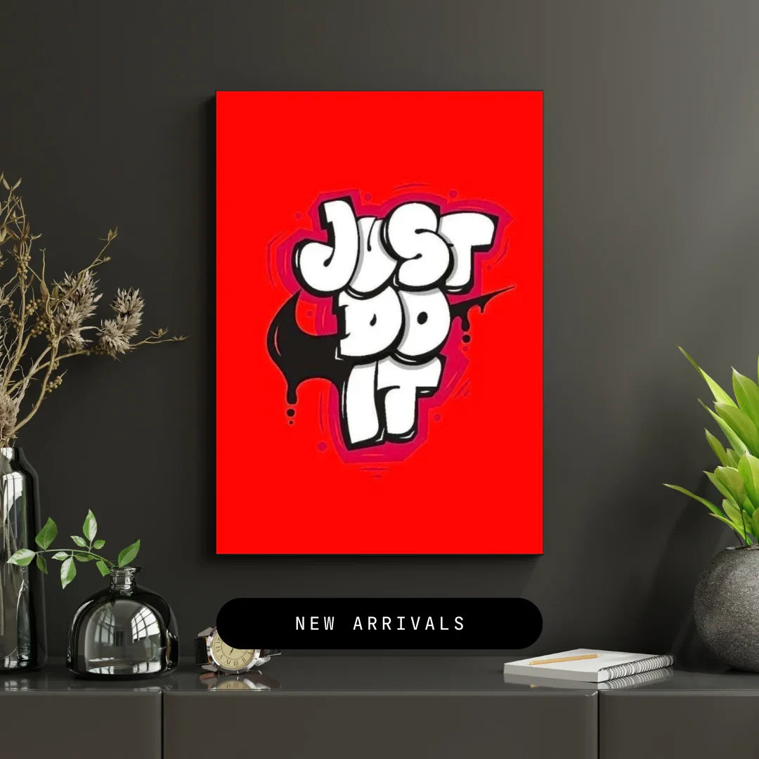 Just Do It Wall Frame – Nike Motivation Quote Art Decor
