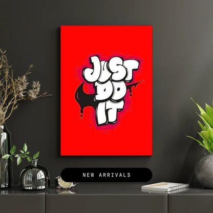 Just Do It Wall Frame – Nike Motivation Quote Art Decor