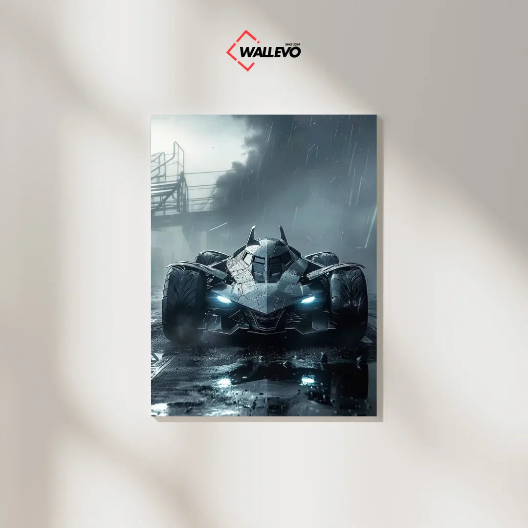 The Dark Knight’s Ride - Plywood Crystal Frame