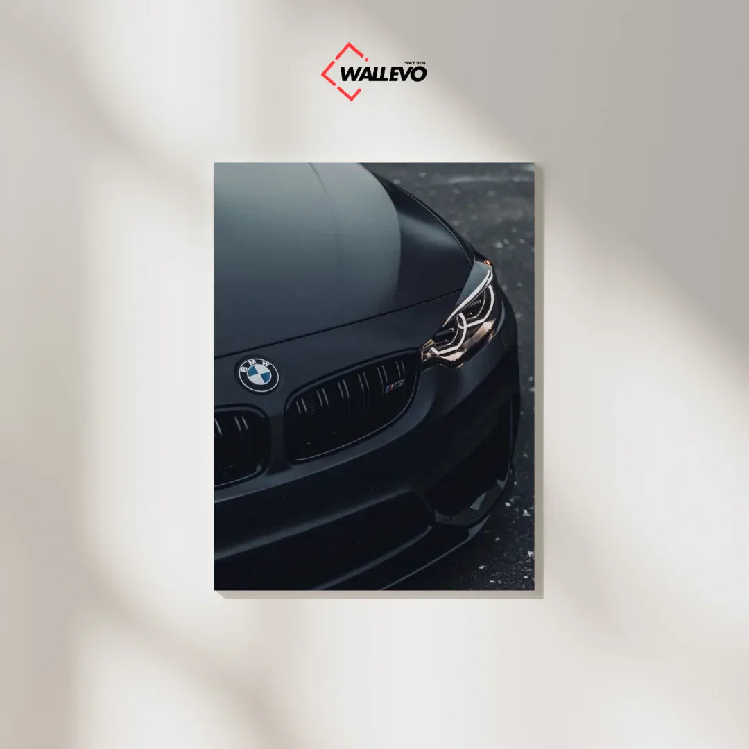 Premium Black BMW Car Plywood Crystal Frame – Luxury and Performance Combined