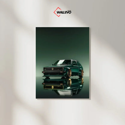 A Bold Statement for Car Enthusiasts - Plywood Crystal Frame