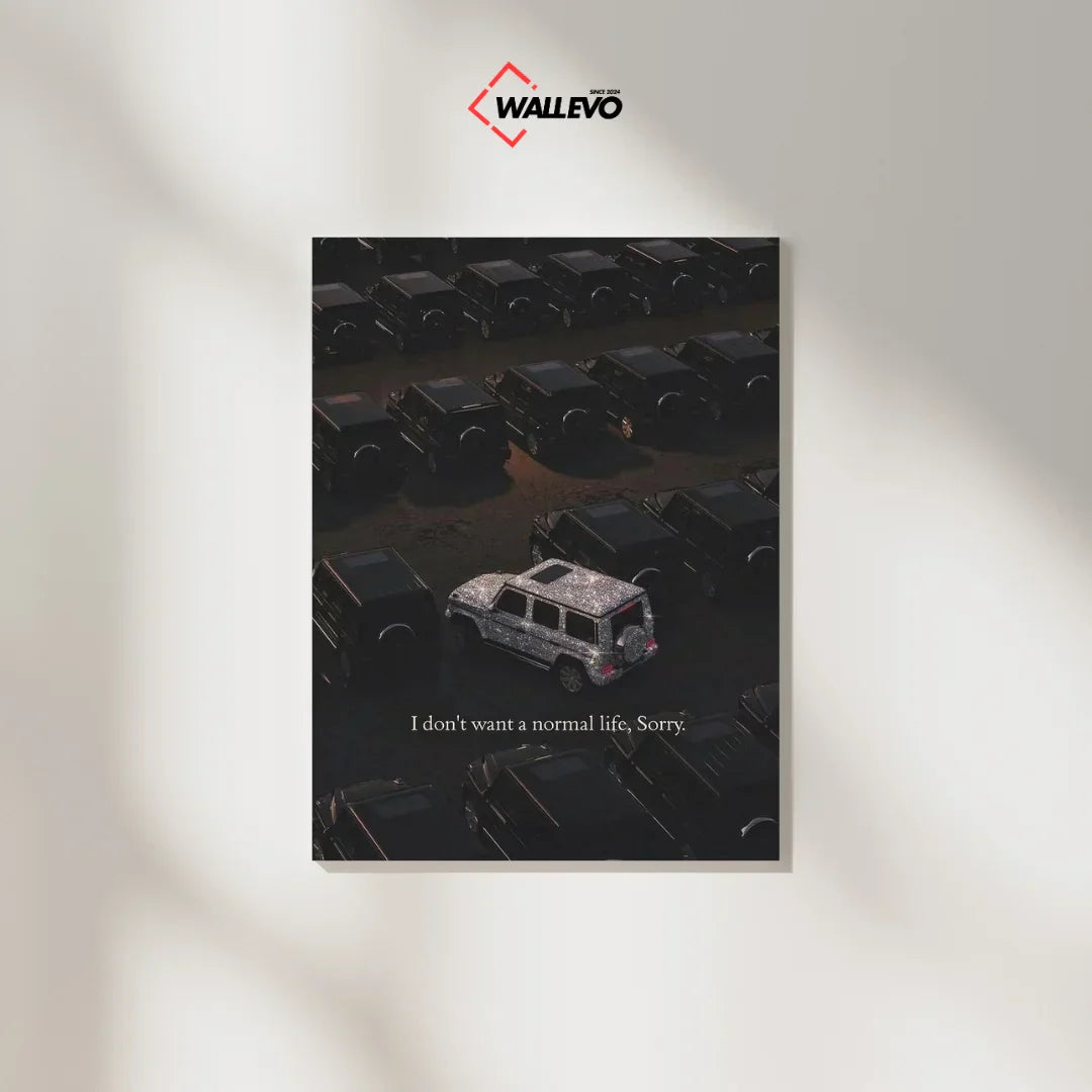 Motivational & Inspirational Quote Plywood Crystal Frame