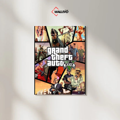 GTA V-Themed Plywood Crystal Frame – A Tribute to Los Santos