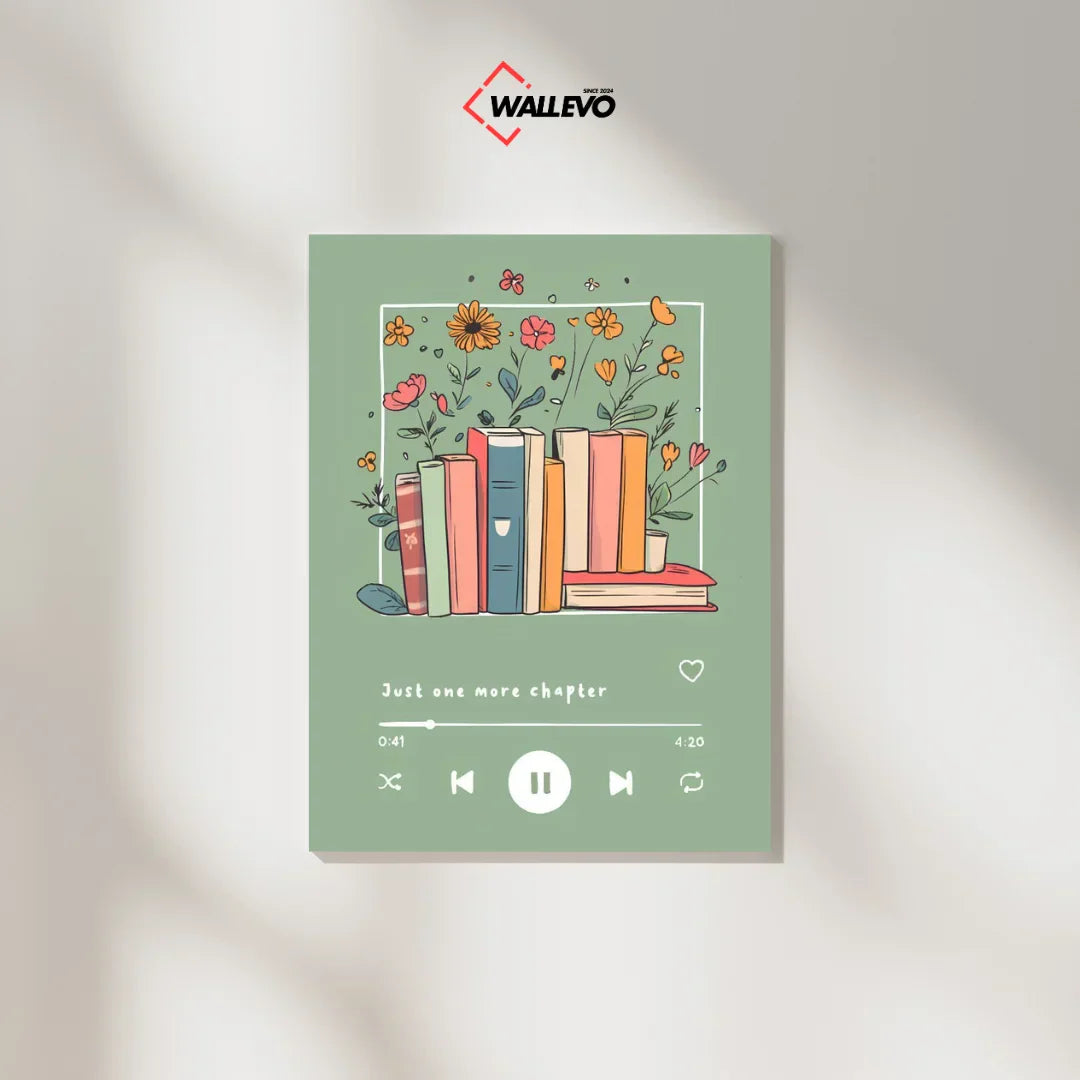 Music Aesthetic Plywood Crystal Frame – A Touch of Soft Beauty for Your Space