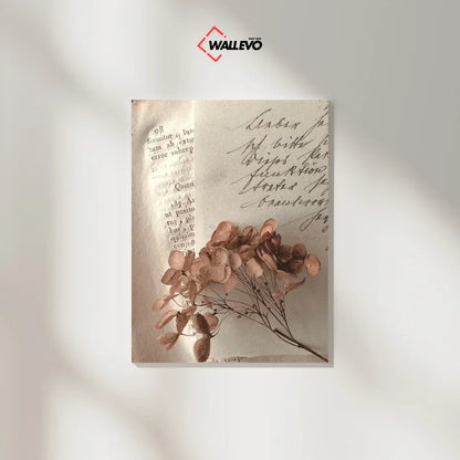 Aesthetic Letter Plywood Crystal Frame – A Touch of Soft Beauty for Your Space