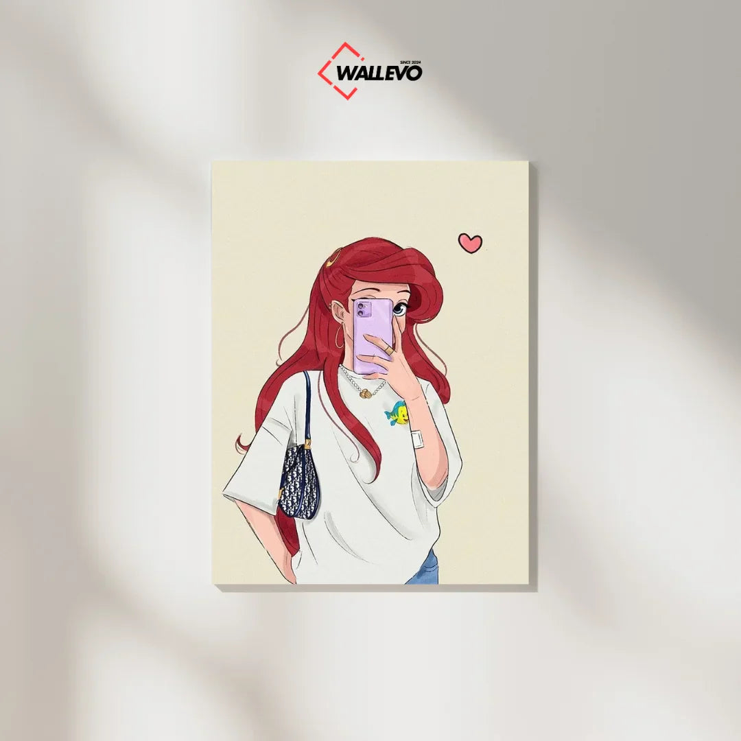 Selfie Queen – Confidence in Every Click – Aesthetic Plywood Crystal Frame