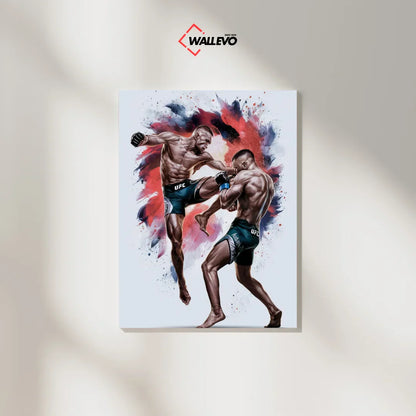 UFC Customized Plywood Crystal Frame – Your Design, Your Style