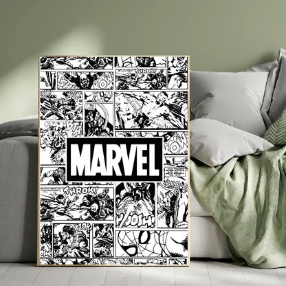 Premium Marvel-Themed Plywood Crystal Frame – Superhero Wall Art for Every Fan