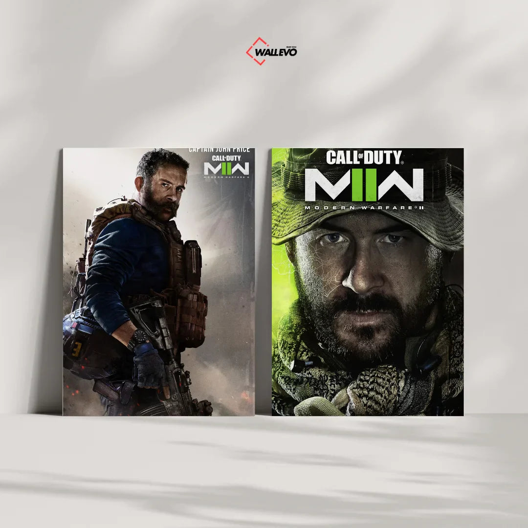 Pack of 2 Plywood Crystal Frames – Call of Duty Theme