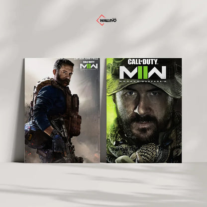 Pack of 2 Plywood Crystal Frames – Call of Duty Theme