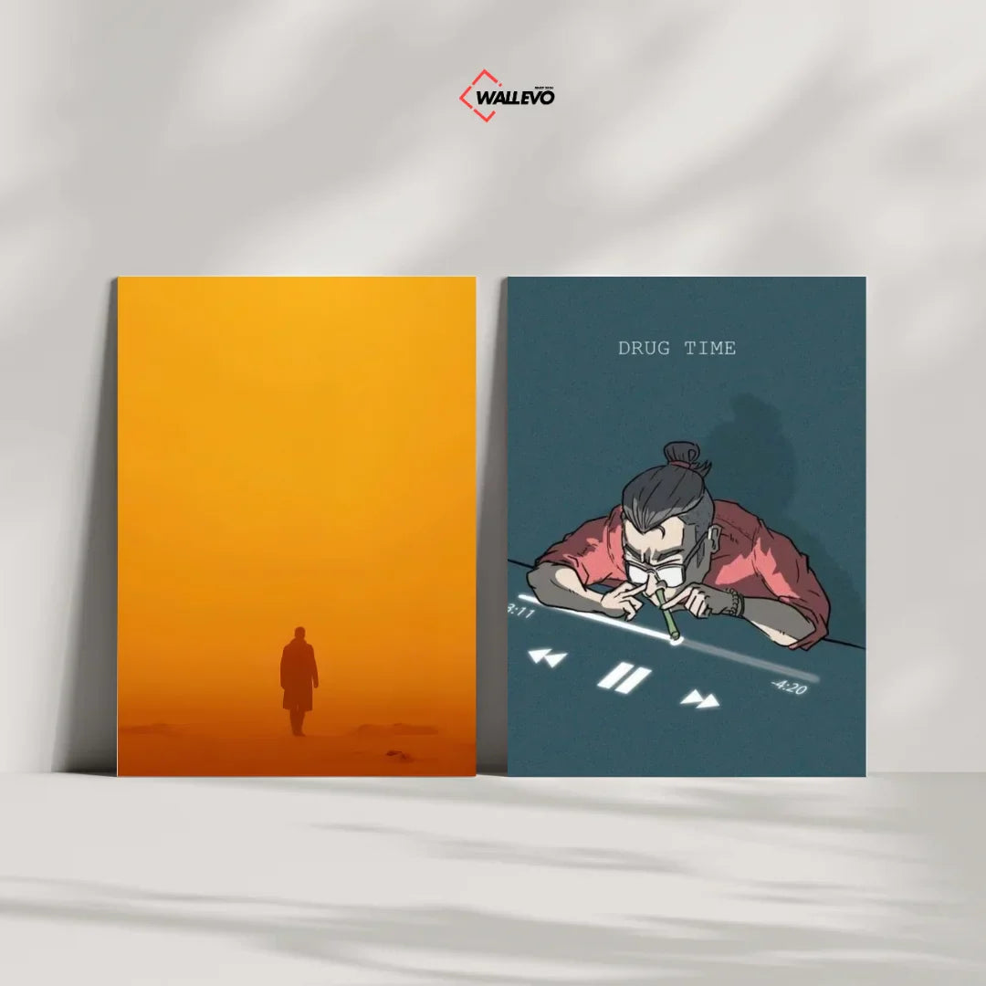 Pack of 2 Plywood Crystal Frames