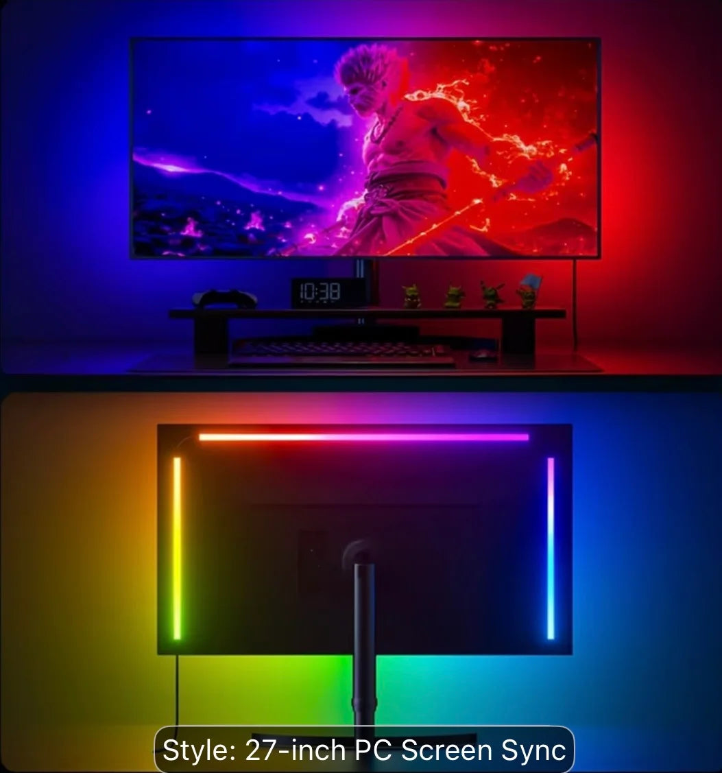 RGBIC PC Monitor Backlight with Screen Sync & Software Control